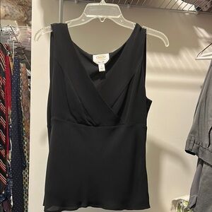 Talbots Black Sleeveless Tank Top